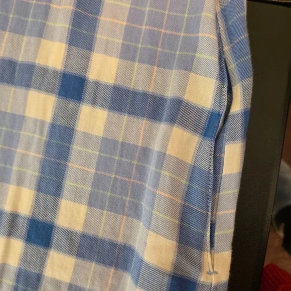 Vineyard Vines Plaid Popover  Dress Womens S Blue Calm Water New [$168 2Q011323 - Picture 9 of 15